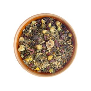 Form Detox Tee - Eine harmonische Mischung aus Zitronenscheibe, Granatapfelblüte, grünem Tee, weißem Tee, Heilsalbei, Himalaya-Moschusrose, Kirschstiel und Jasmin. Fördert die Lebergesundheit, Gewichtsverlust und Entgiftung. Ein türkischer Kräutertee von TonTea.