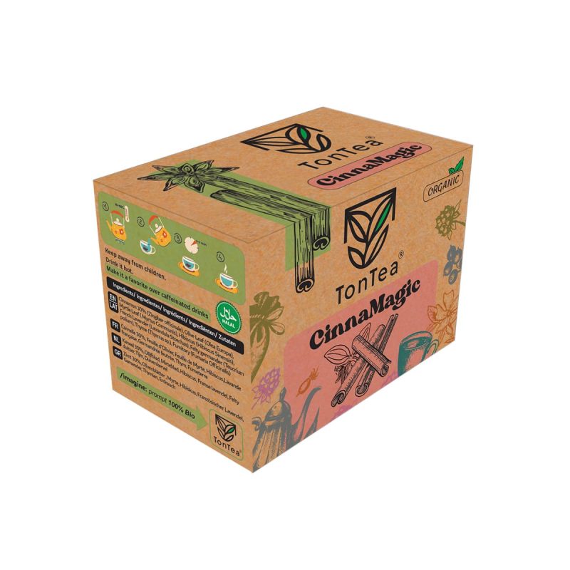 Thé Cinnamagic : Élixir de Thé à la Cannelle pour la Santé et la Saveur, 20 Sachets – Image 3